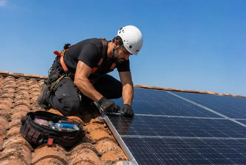 Maintenance et monitoring de panneaux solaires à Saint-Amancet